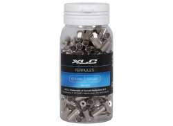 XLC Casquillos Para Cable 5.0mm Lat&oacute;n - Negro (200)