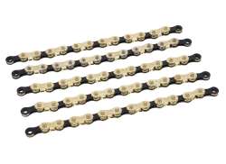 XLC CC-C08 Cha&icirc;nes 11/128" 10V 114 Liens - Or/Noir