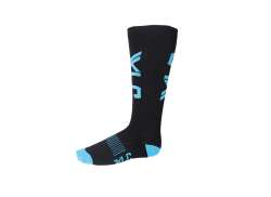 XLC Compression Chaussettes De Cyclisme CS-L03 Noir/Bleu - S 36-38