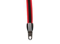 XLC Cordon Elastic Cu Capete Metalice - Negru/Roșu