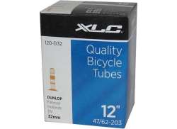 XLC Cykel Innerr&ouml;r 12 x 1/2 x 2 1/4 Dunlop Ventil 32mm