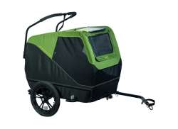 XLC Dog L Dog Trailer 125x80x102cm - Black/Green