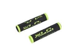 XLC Dual Colour GRG07 Grips 125mm - Black/Green