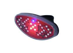 XLC E15 Zadní Světlo LED Baterie Remote - Červená