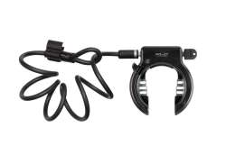 XLC Fantomas II Antifurd Cadru + Cablu Cu Fișă De Contact &Oslash;10mm 180cm - Negru
