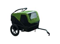 XLC Hund M Hundetrailer 112x80x100cm - Sort/Grøn