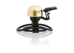 XLC Mini Bicycle Bell Brass - Black/Gold