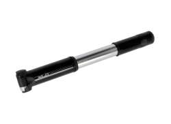 XLC Mini Race Handpumpe 220mm Dv/Sv/Pv - Schwarz/Silber