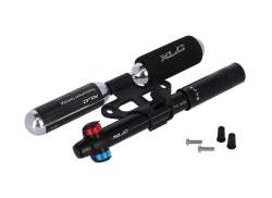 XLC MTB PU-M03 CO2 Bicycle Pump Dv/Pv/Sv Incl. 2x Cartridges