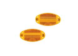 XLC S02 R&eacute;flecteur De Rayon 80mm - Orange (2)
