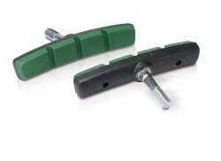 XLC Тормозные Колодки V-Тормоз 72mm - Черный/Зеленый
