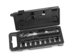 XLC Torque Wrench 1/4 2-24Nm 11-Parts - Black/Silver
