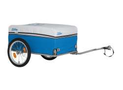 XLC Transport Rulotă Pentru Bicicletă Max 30kg - Argintiu/Albastru