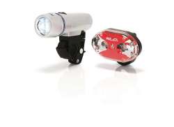 XLC Triton / Thebe 5 Conjunto De Ilumina&ccedil;&atilde;o LED Baterias - Branco