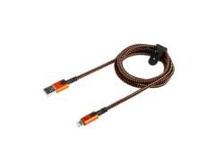 Xtorm USB A -&gt; Lightning Kabel 1.5M - Svart/Oransje