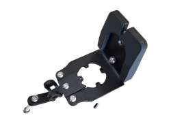 Yepp Staffa Di Montaggio Mini 1 1/8&quot; + Parabrezza - Nero