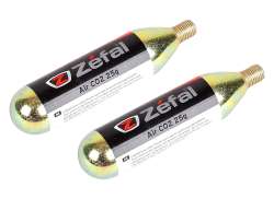 Zefal Co2 Cartuchos Con Rosca 25g - Plata (2)