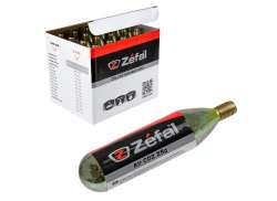 Zefal Co2 カートリッジ 25g スレッド - 真鍮 (1)