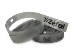 Zefal リム テープ ソフト PVC  28 インチ 16mm 2 ピース - グレー