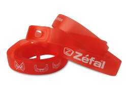 Zefal リム テープ ソフト PVC ATB 26 インチ 22mm 2 ピース - レッド