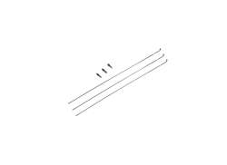 Zipp CX Ray TCS Spaakkit 14 256mm J-Bend RVS - Zwart (3)
