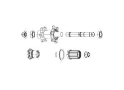 Zipp ZR1 Body 11/12V Sram XDR - Noir