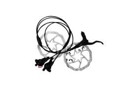 Zoom HDT525 Hydraulic. Předn&iacute; Brzda Sada Vpravo 125cm - Čern&aacute;
