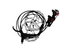 Zoom Hydraulic Front Brake Set Right 125cm - Black