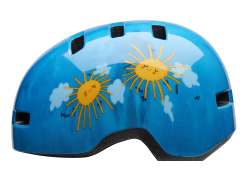 Zvonek Lil Ripper Dětsk&eacute; Cyklistick&aacute; Helma Gloss Modr&aacute; Slunce Gloss Blauw Zon